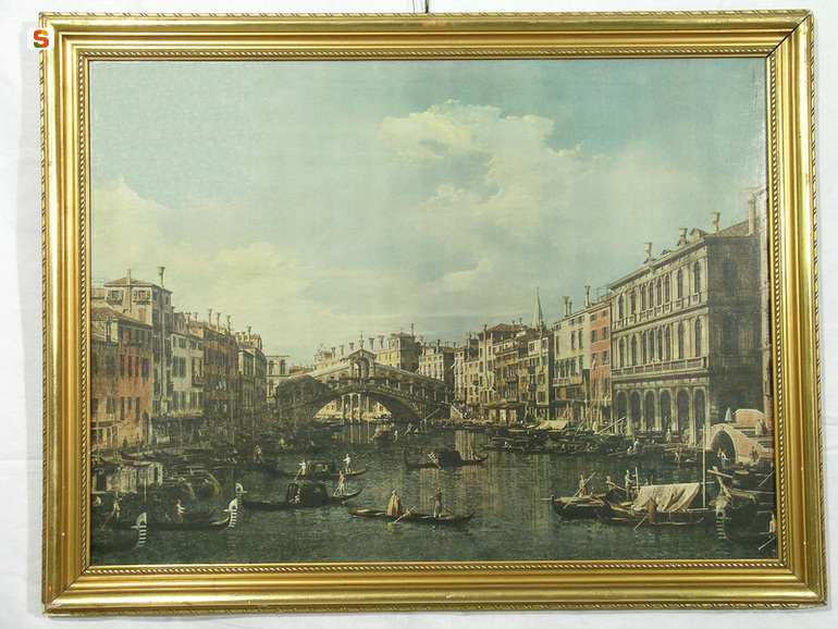 Canal Grande, veduta del Canal Grande a Venezia (stampa) (sec. XX)