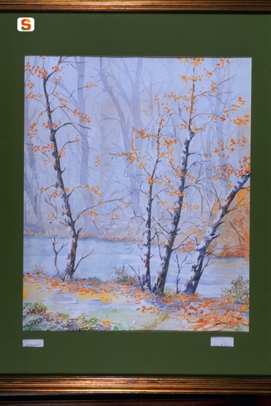 Novembre, paesaggio (dipinto) (sec. XX)