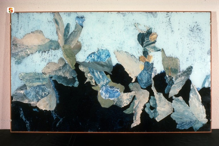 Moon flowers, soggetto assente (dipinto) di Aymerich Maria Cecilia (sec. XX)