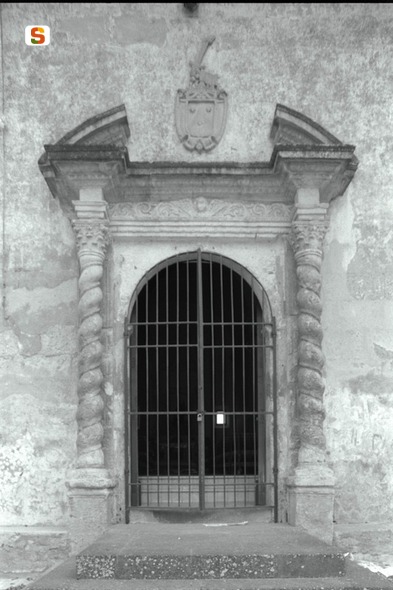 motivo decorativo fitomorfo// cherubino (portale) (sec. XVII)