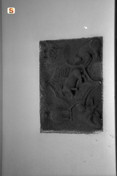 stemma gentilizio// tetramorfo (rilievo) (secc. XVI - XVII)