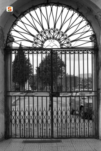 motivi decorativi geometrici (cancello) (sec. XX)