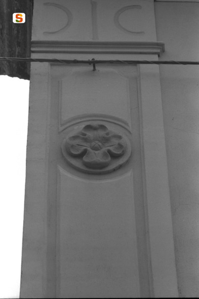 motivo decorativo a rosette (rilievo) (sec. XX)