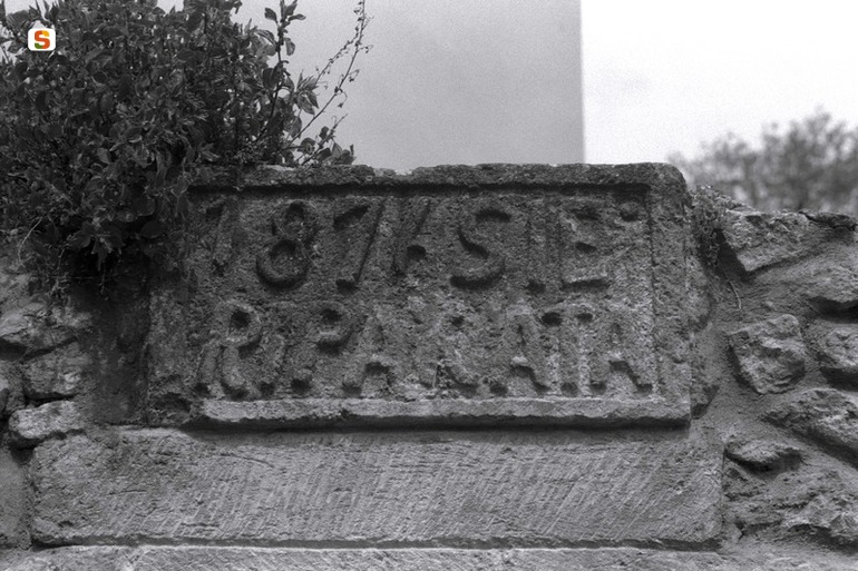 soggetto assente (lapide documentaria) (sec. XIX)