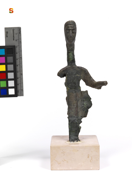 bronzetto votivo - cultura nuragica (secc. X-VII a.C.)