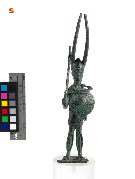 bronzetto votivo - cultura nuragica (secc. X-VII a.C.)