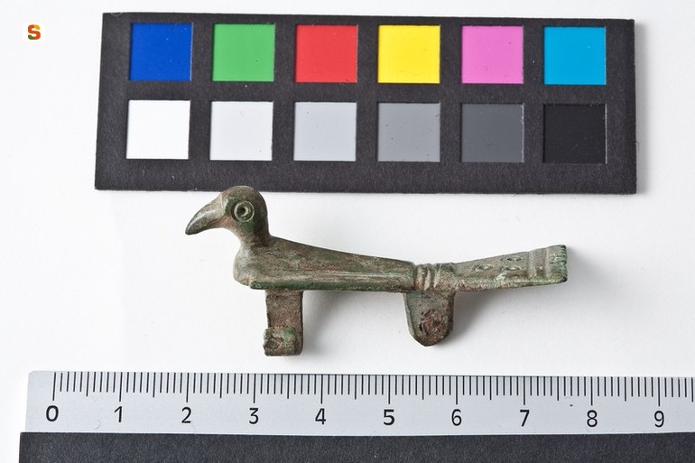 fibula zoomorfa - ambito bizantino (secc. VII-VIII d.C.)