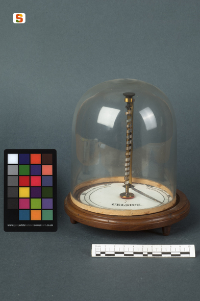 termometro, metallico, di Breguet (sec. XIX)
