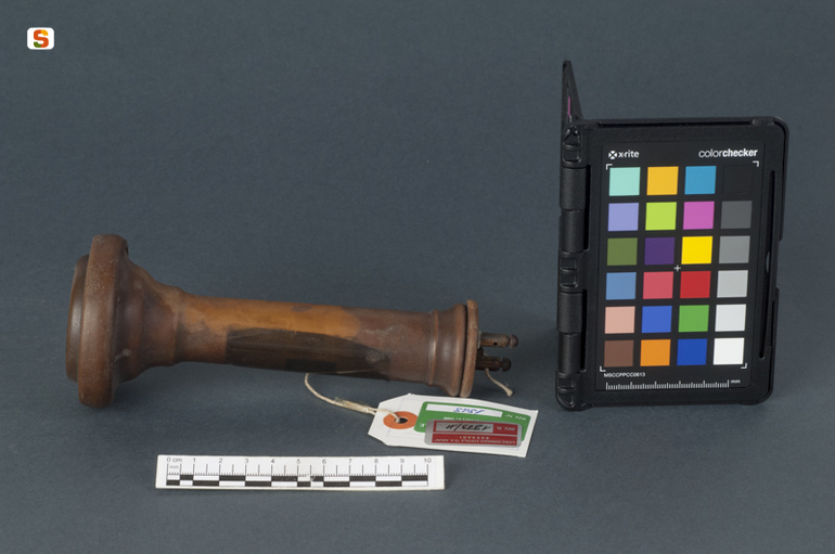 telefono di Bell, a calamita rettilinea (sec. XIX)