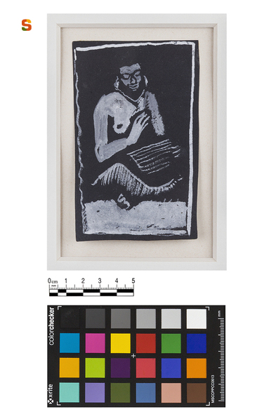ritratto di figura maschile (disegno) di Biasi Giuseppe (sec. XX)