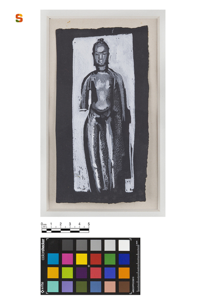 figura maschile (disegno) di Biasi Giuseppe (sec. XX)