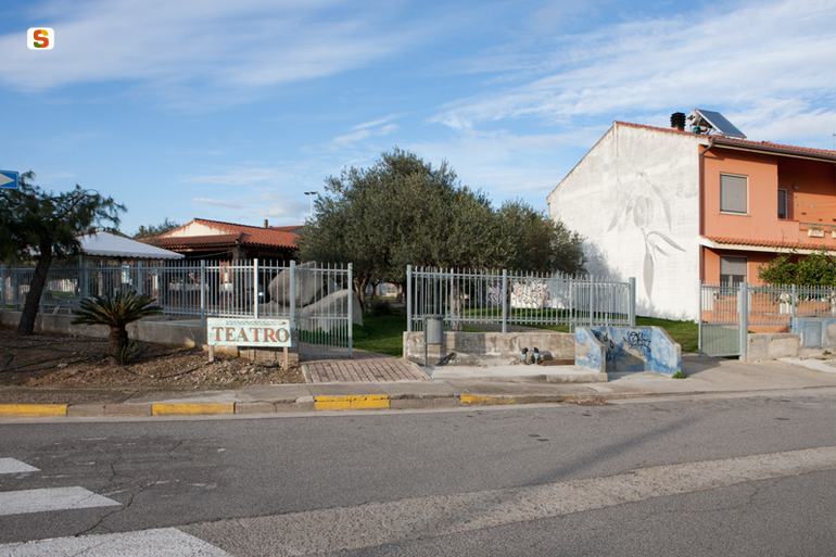 ramo d'ulivo (murale) di Asara Sandro (sec. XX)