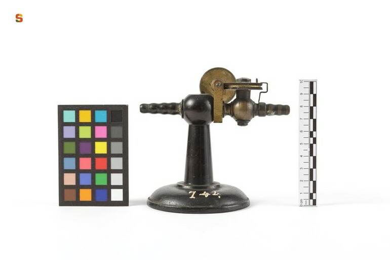 lampada a gas, con regolatore a vite, di Haberman (sec. XIX)