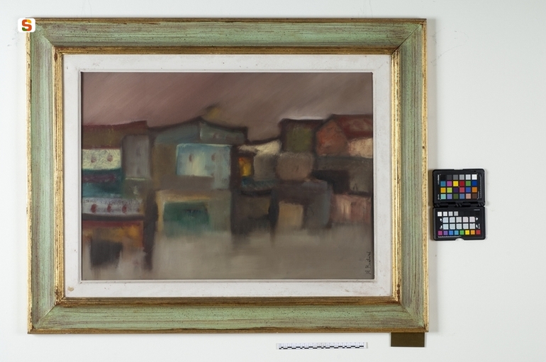 soggetto assente (dipinto) di Beati Marcello (sec. XX)