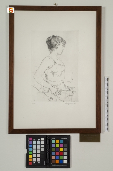 Tamara, ritratto di figura femminile (stampa) di Vespignani Renzo// Vespignani Renzo// Vespignani Renzo (sec. XX)
