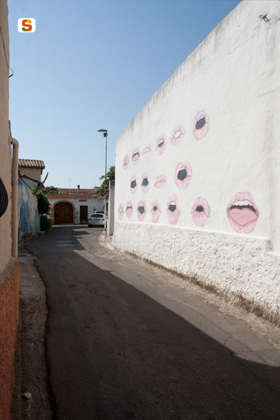 bocche umane (murale) di Van De Bospoort Harry (sec. XXI)