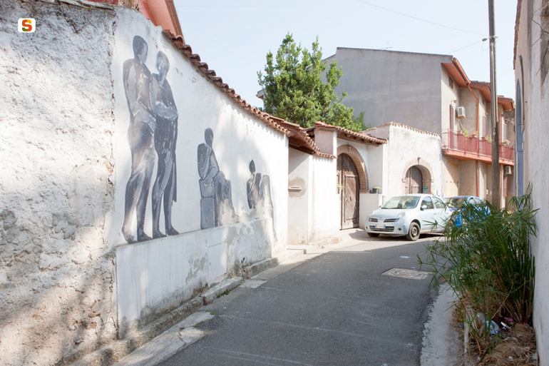 figure umane (murale) di Sciola Pinuccio (sec. XX)