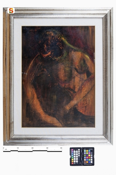 ritratto (dipinto) di Vacca (sec. XX)