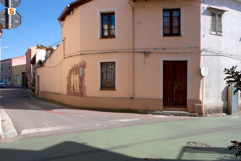 tre Grazie (murale) di Fuzinato Vujic Jelena// Stamenkovic Bojana (sec. XXI)