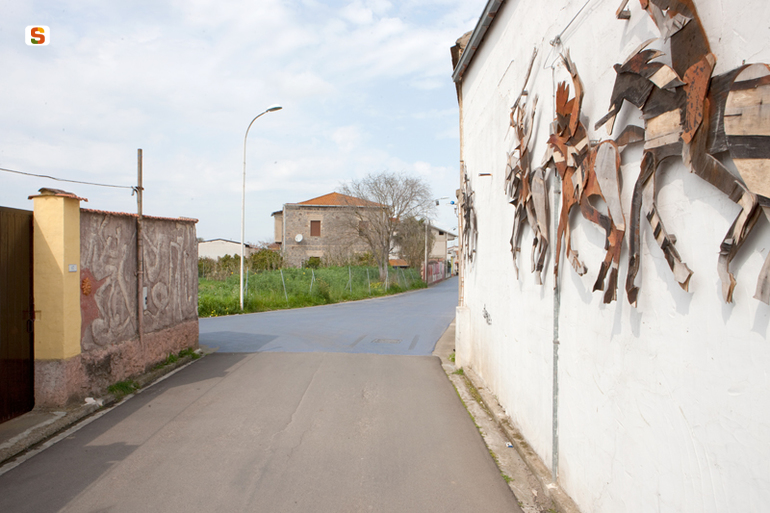 figure maschili (murale) di Gallinal Ana Maria (sec. XX)