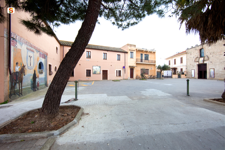 figure umane, figure animali, motivi decorativi (murale) di Scarpa Archimede// Scarpa Archimede// Pilloni Angelo// Lixi Luciano (sec. XX)