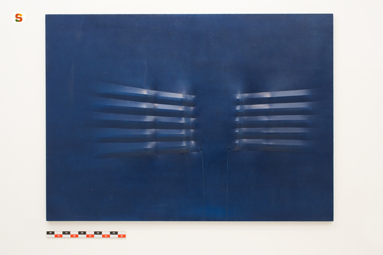 Senza titolo (dipinto) di Bonalumi Agostino (sec. XX)