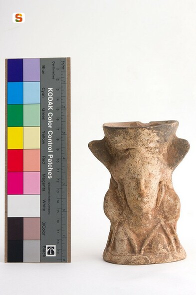 kernos configurato - cultura fenicio-punica (secc. IV-II a.C.)