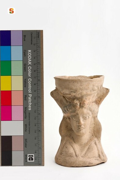 kernos configurato - cultura fenicio-punica (secc. IV-II a.C.)