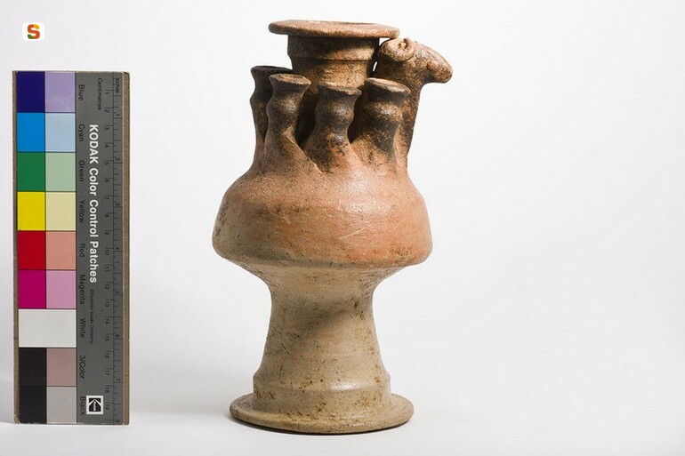 kernos configurato - cultura fenicio-punica (sec. IV a.C.)