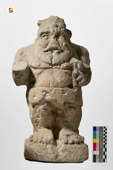 statua maschile - cultura fenicio-punica (secc. III-II a.C.)