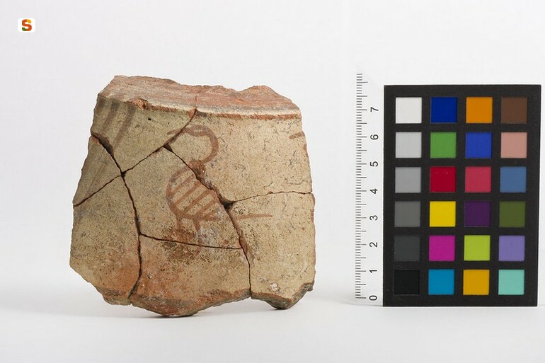 anfora/ parete - cultura fenicio-punica (sec. VIII a.C.)