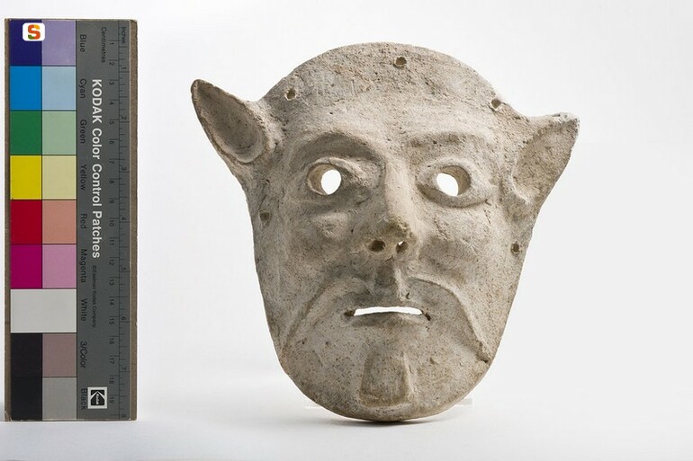 maschera - cultura fenicio-punica (secc. V-IV a.C.)