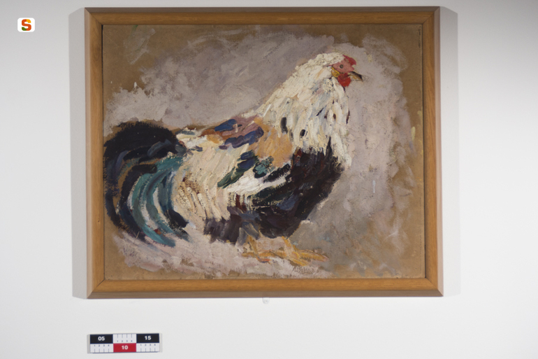 Gallo, gallo (dipinto) di De Angelis Deiva (sec. XX)