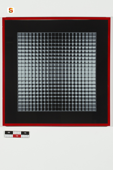 10, composizione astratta (stampa) di Pesce Gaetano (sec. XX)